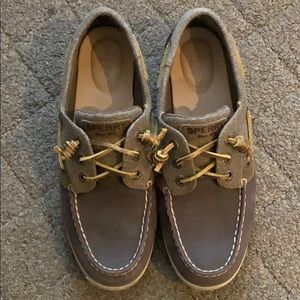 Sperry Women’s Songfish Sparkle Canvas- Size 8M